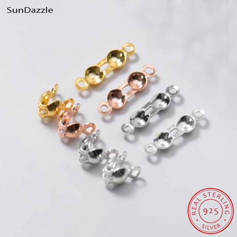 Jewelry Making Gold - 4개 정품 순은 925 스털링 실버