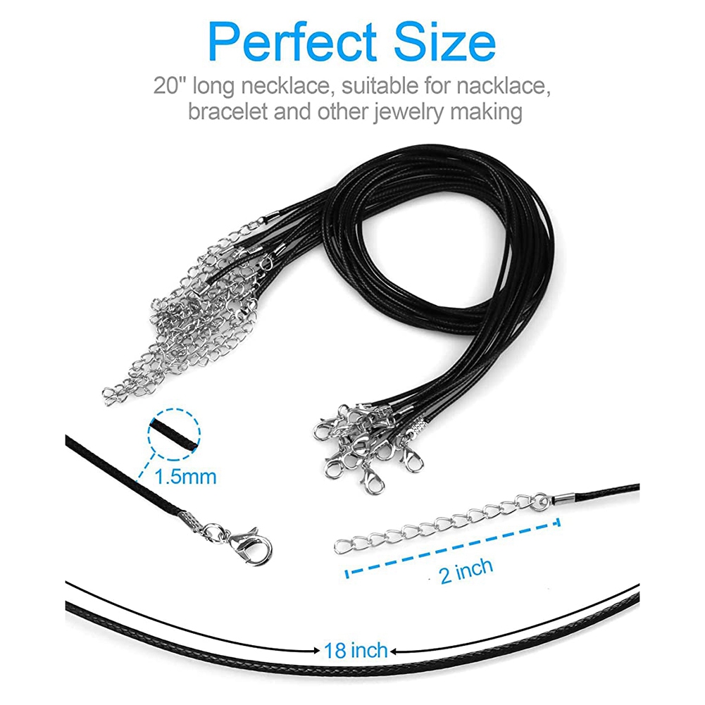 Jewelry Making Pendants - ABQR 24개입 목걸이 줄, 펜던트용 20인치