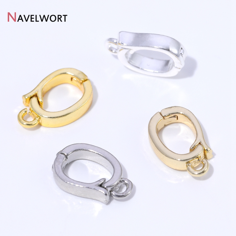 Jewelry Making Gold - 14K/18K 금도금 황동 금속 힌지형 목걸이
