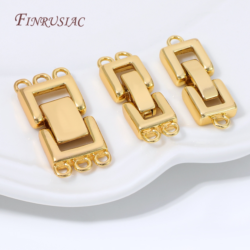 Jewelry Making Gold - 18K 금도금 멀티 스트랜드 클래스프 커넥터