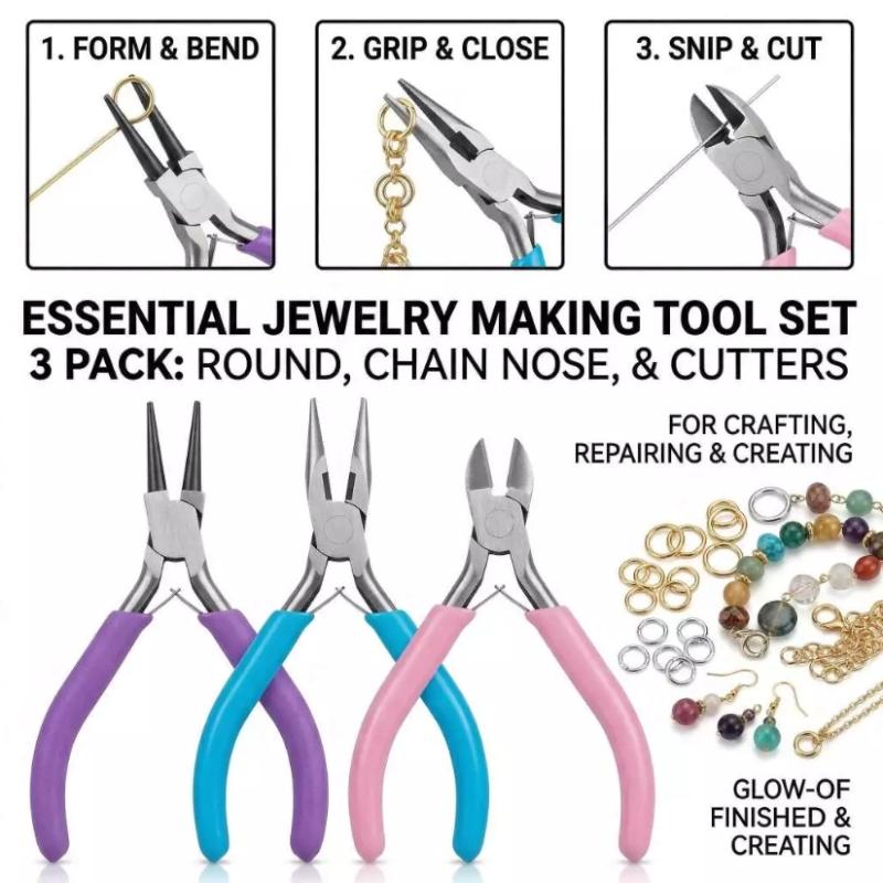 Jewelry Making Classes - 보석 제작 플라이어 도구 세트 미끄럼