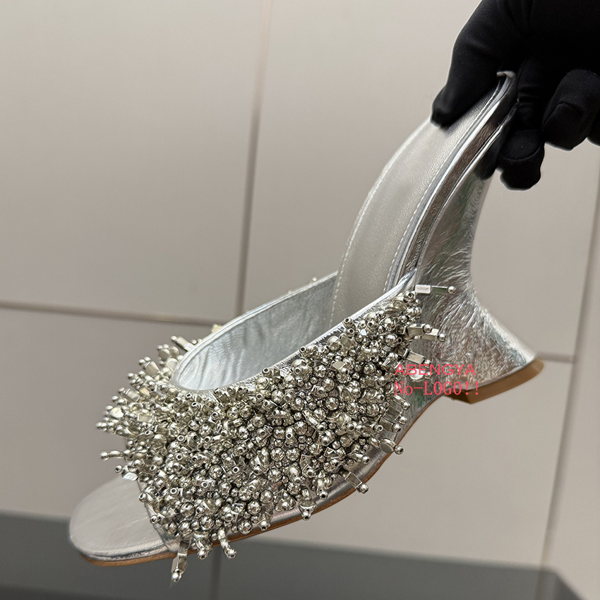 Jewelry Making Gold - 여름 섹시 골드 실버 가죽 웨지