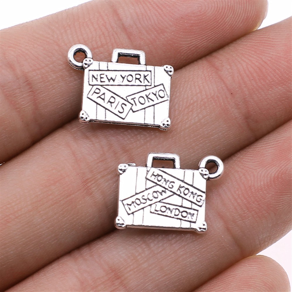 10Pcs/Lot13 * 17mm 금속 가방 매력 Ne - Jewelry Making Tokyo 리뷰 및 가격