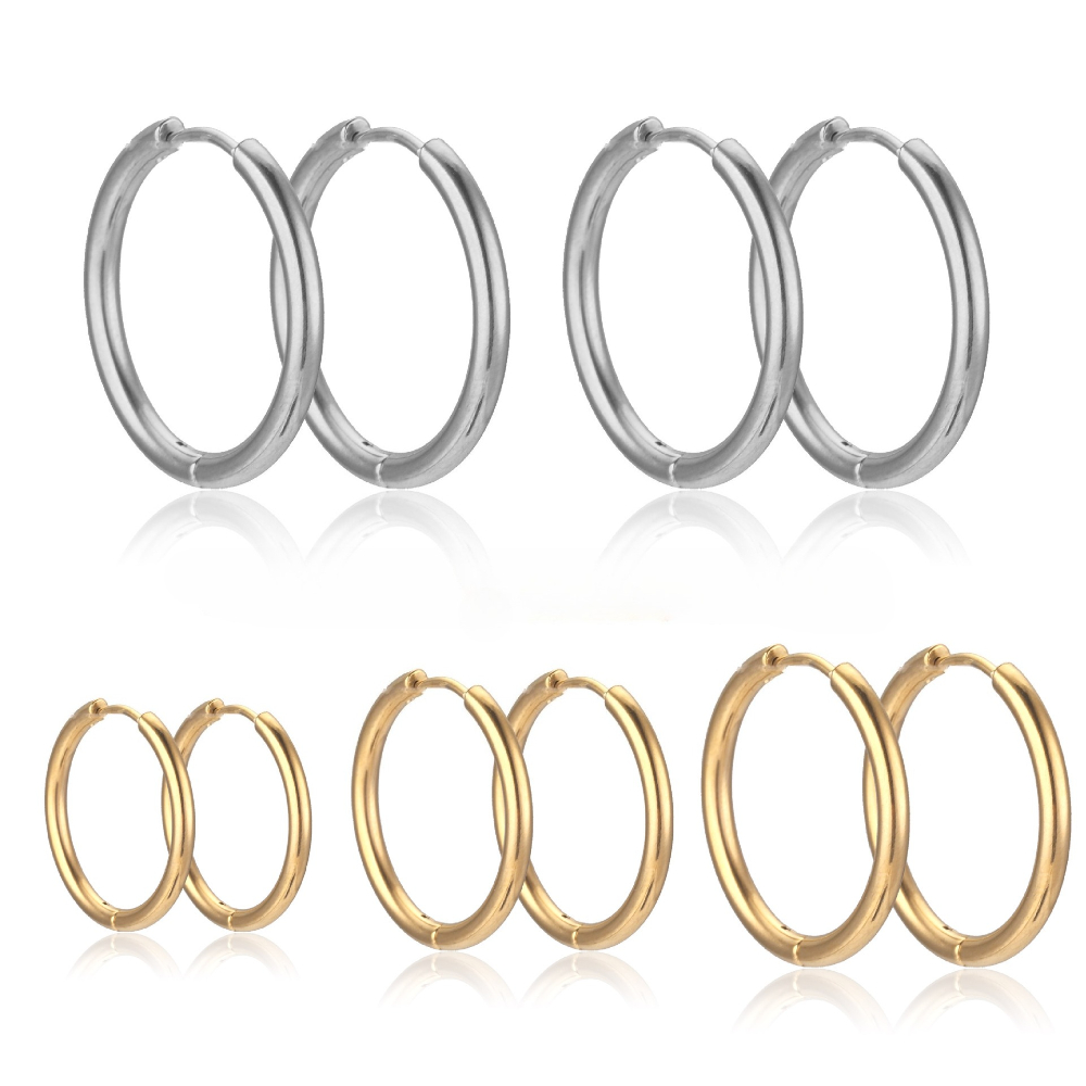 8-20mm 다양한 직경의 골드 색상 스테인리스 스틸  - Jewelry Making Materials Wholesale 리뷰 및 가격