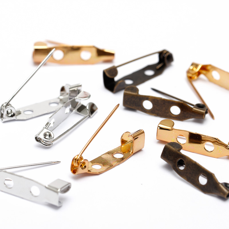 브로치 클립 핀 안전 설정 빈 베이스 DIY 이름 태그 - Jewelry Making Tools Names 리뷰 및 가격