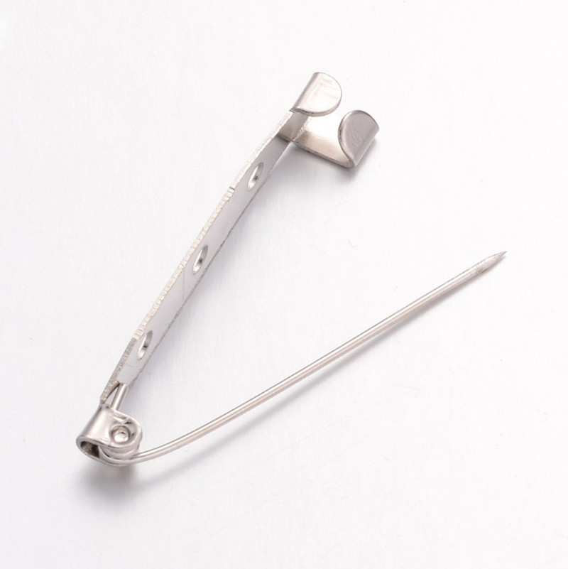 브로치 클립 핀 안전 설정 빈 베이스 DIY 이름 태그 - Jewelry Making Tools Names 리뷰 및 가격