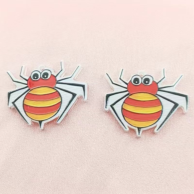 10pcs 아크릴 할로윈 거미 펜던트, DIY 쥬얼리  - Jewelry Making Pendants 리뷰 및 가격