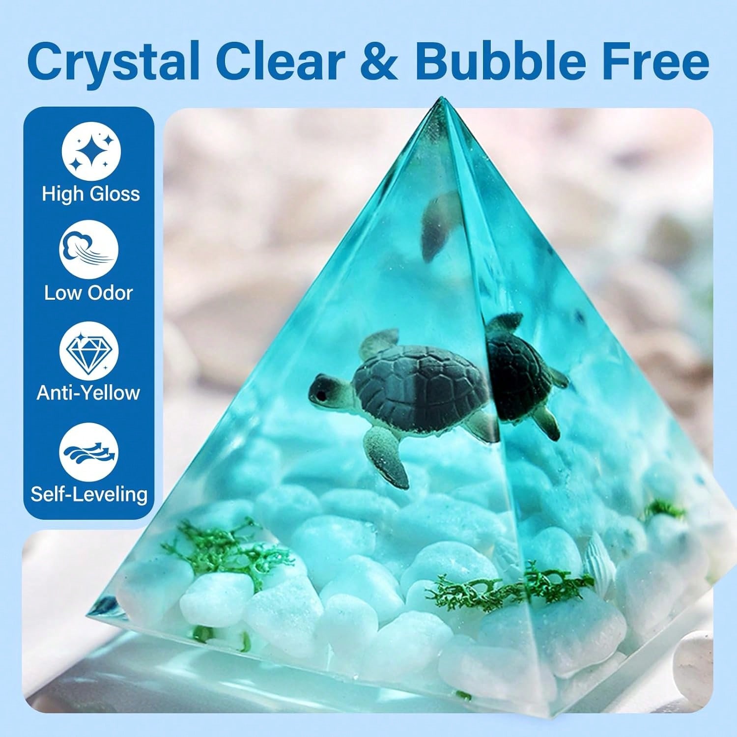 125ml/250ml 크리스탈 클리어 캐스팅 레진 키트 - Resin Mold Jewelry 리뷰 및 가격