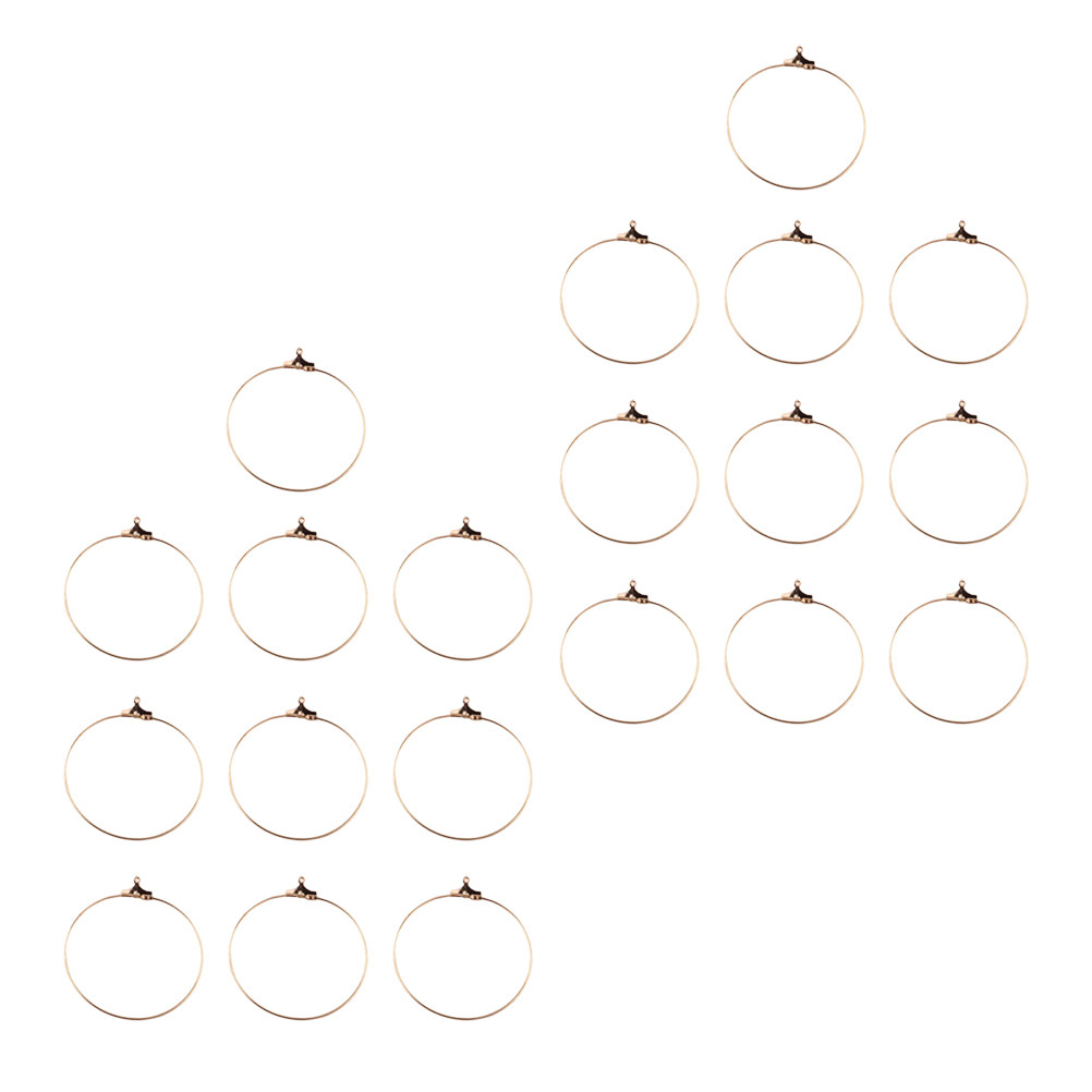 20개 구리 귀걸이 링 DIY 쥬얼리 제작 용품 여성  - Jewelry Making Classes 리뷰 및 가격