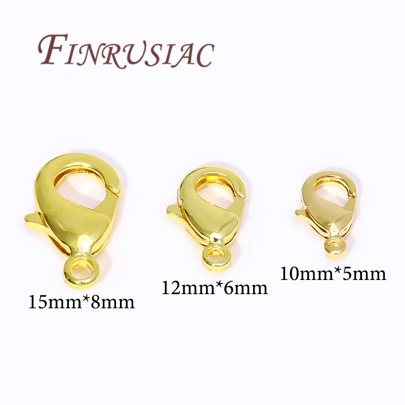 18K 금도금 로브스터 클래스프(팔찌용), 스프링 클래 - Jewelry Making Gold 리뷰 및 가격