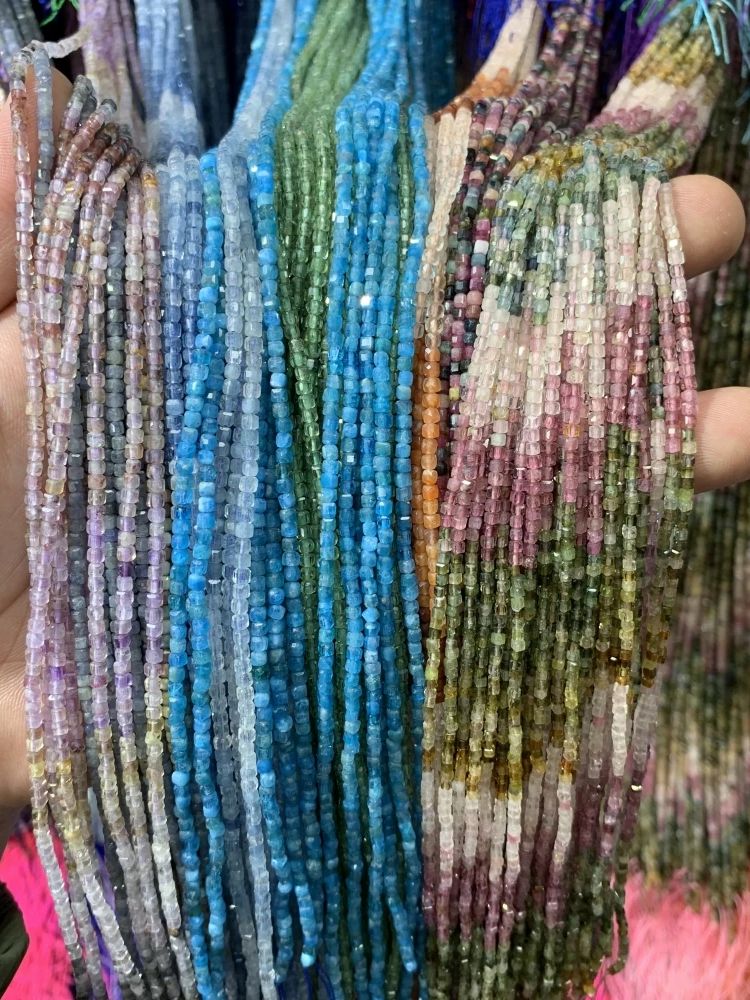 천연 디오프사이드 페리도트 2mm 면처리된 사각 스톤  - Jewelry Making Classes 리뷰 및 가격
