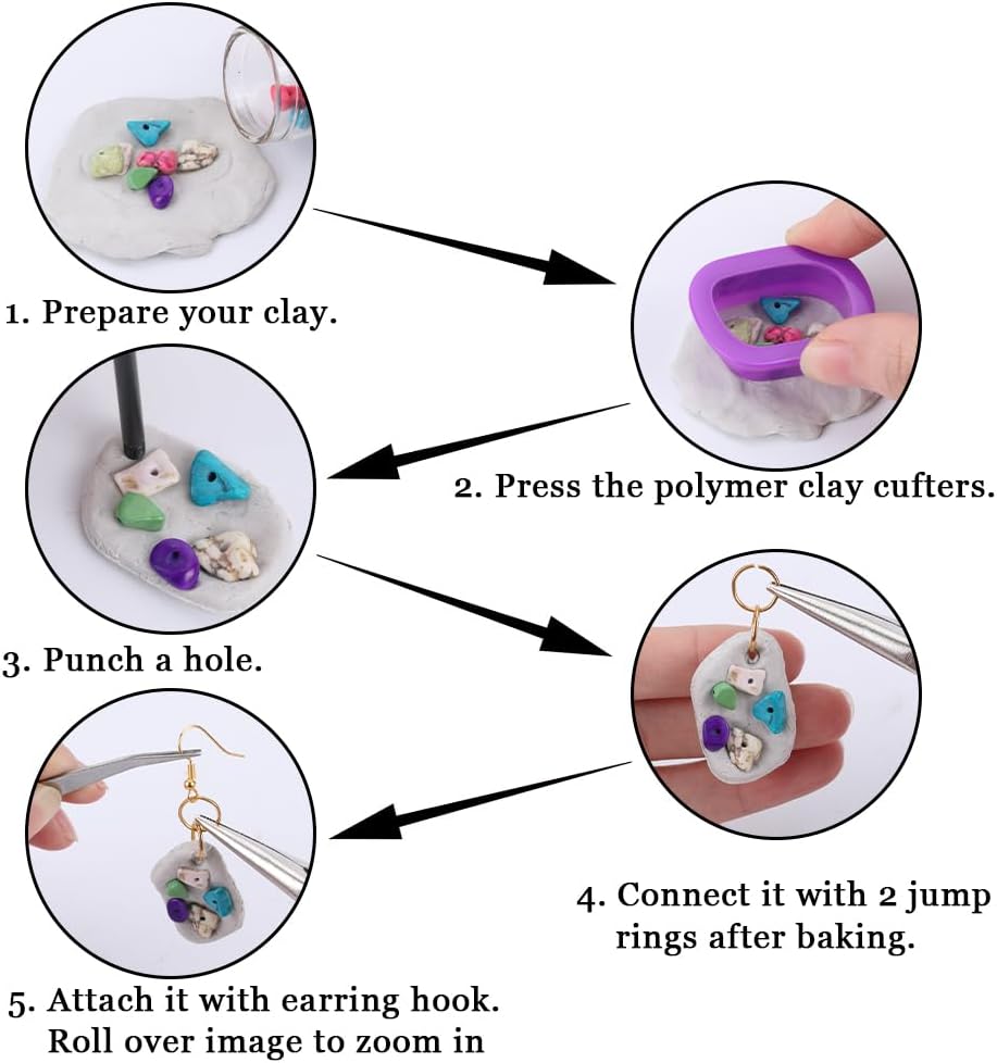 18pcs 도구, 24pcs 오븐 베이킹 클레이, 십대 - Jewelry Making In Clay 리뷰 및 가격