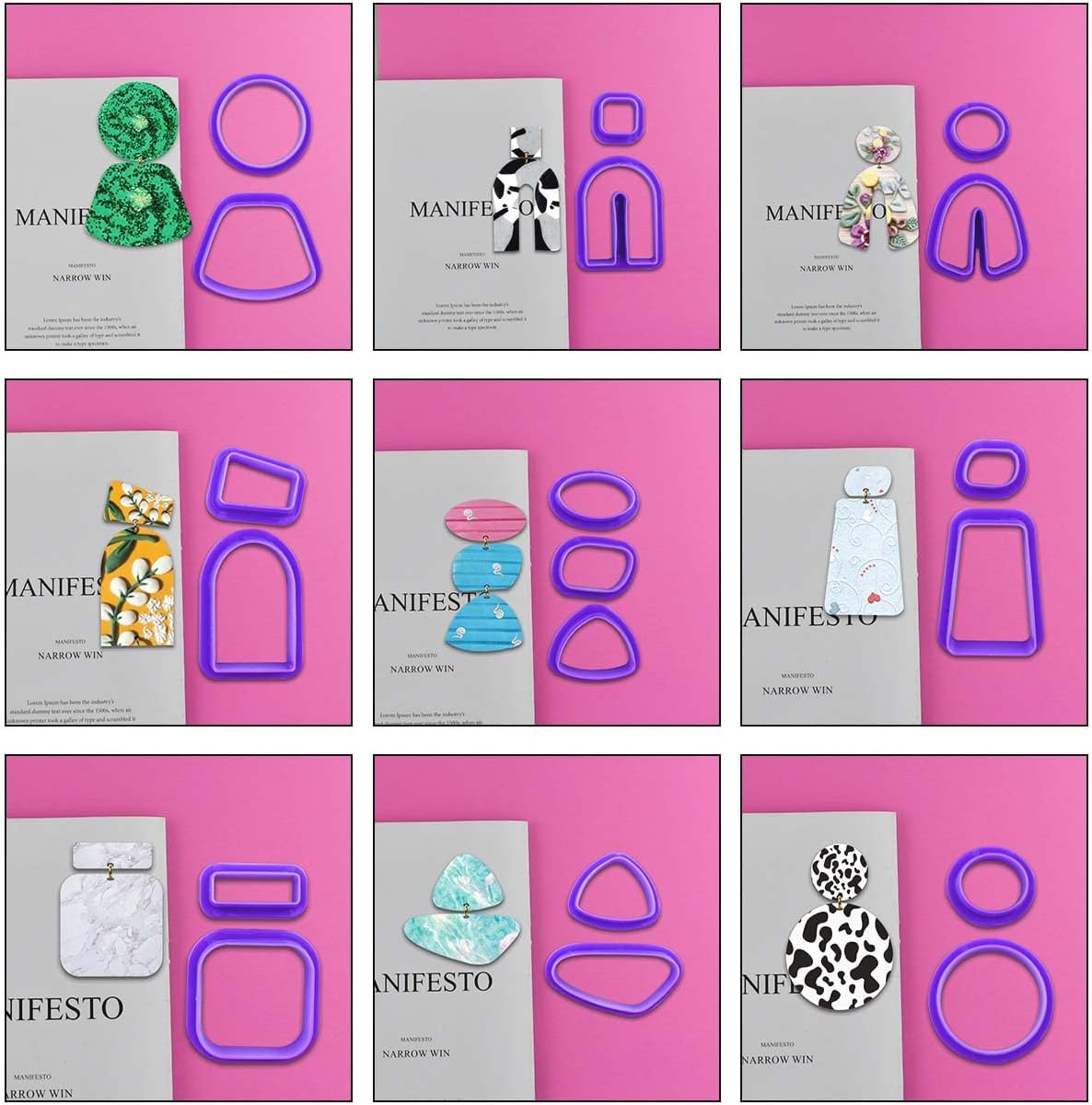 18pcs 도구, 24pcs 오븐 베이킹 클레이, 십대 - Jewelry Making In Clay 리뷰 및 가격