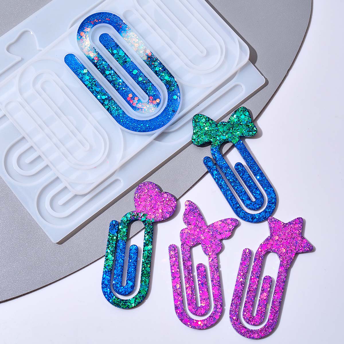 크리스탈 에폭시 수지 금형 DIY 종이 클립 홀더 책갈 - Resin Mold Jewelry 리뷰 및 가격