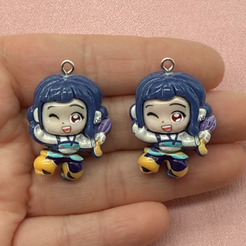 10개 레진 만화 펜던트, DIY 쥬얼리 제작 귀걸이, - Jewelry Making Pendants 리뷰 및 가격