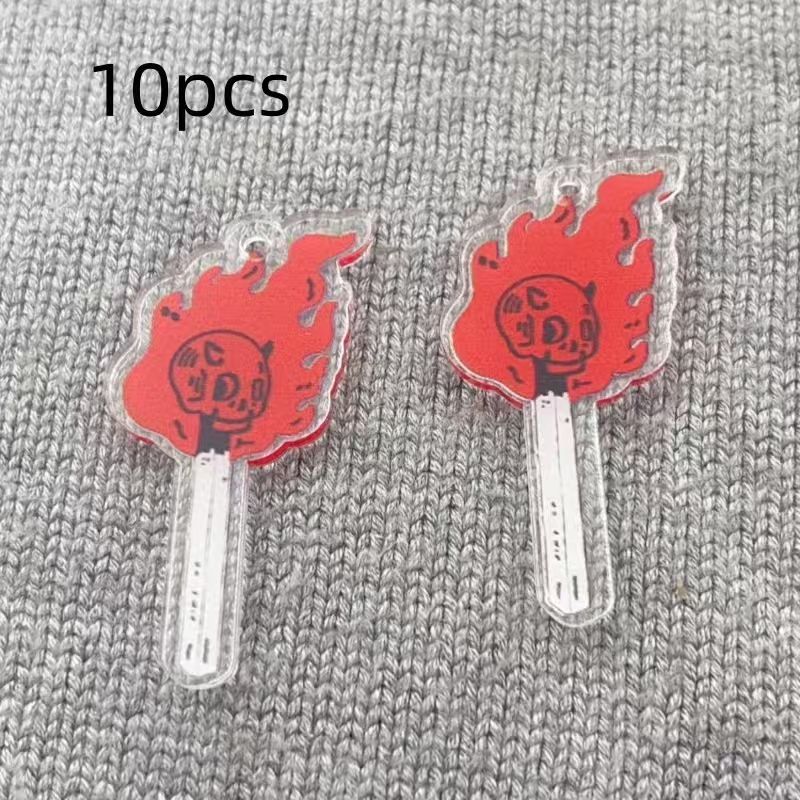 10개 아크릴 해골 펜던트, DIY 쥬얼리 제작 귀걸이 - Jewelry Making Pendants 리뷰 및 가격