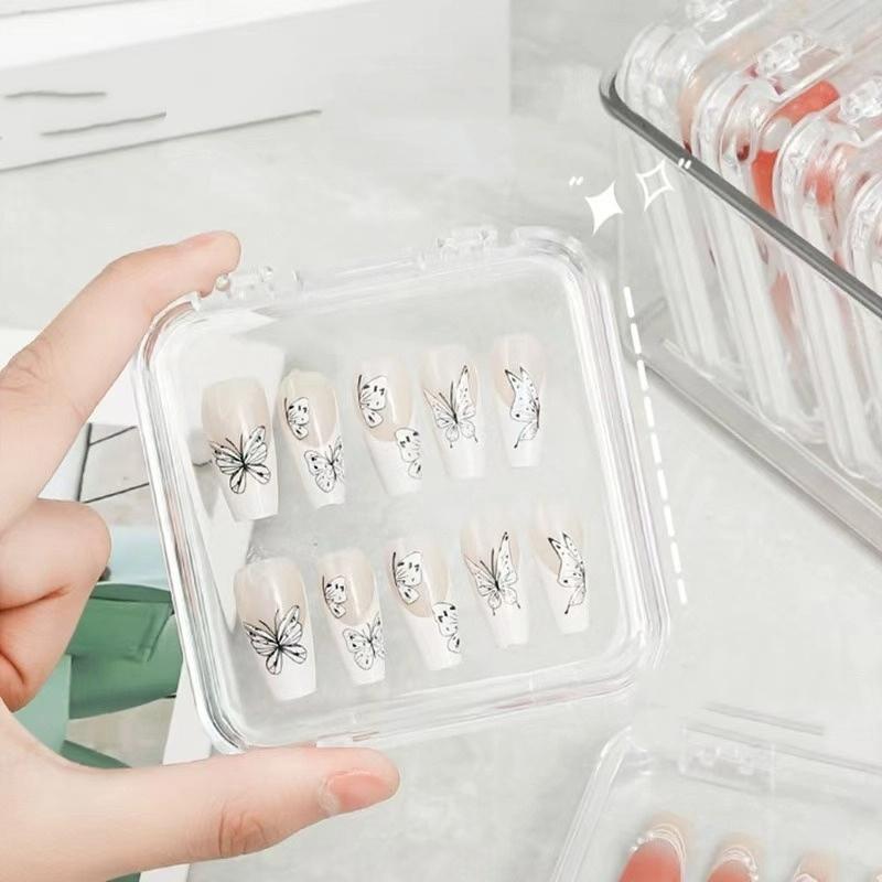 핫템! 10/20개입 프레스온 네일 보관 아크릴 박스  - Jewelry Making Tools And Supplies 리뷰 및 가격
