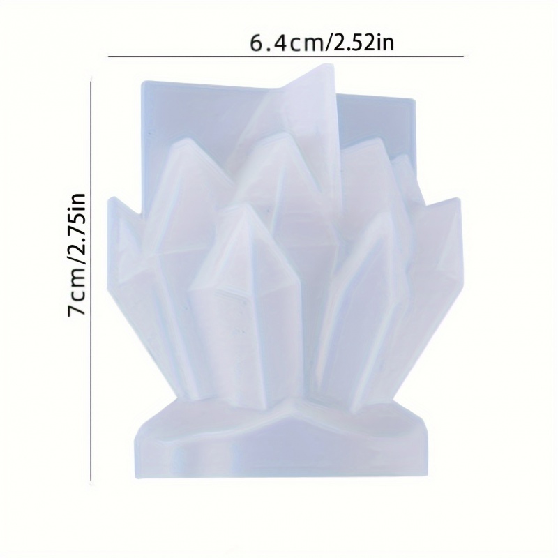 크리스탈 클러스터 장식 실리콘 몰드 촛불 진자 쥬얼리  - Resin Mold Jewelry 리뷰 및 가격