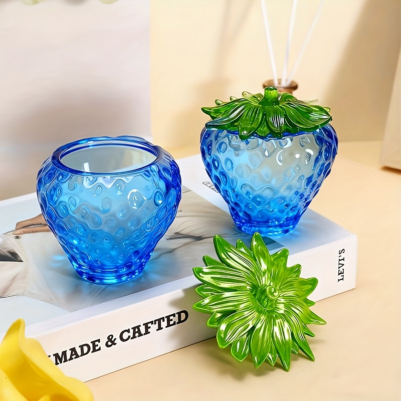 뚜껑이 있는 딸기 모양 레진 몰드 1개, DIY 보석  - Resin Mold Jewelry 리뷰 및 가격