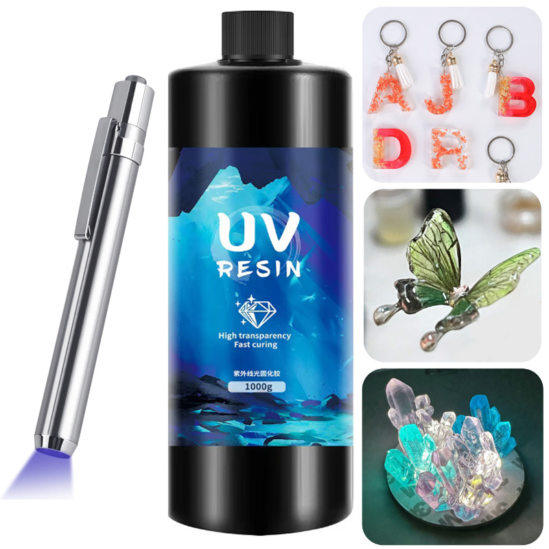 투명 에폭시 수지 UV 접착제 자외선 경화 빠른 건조  - Jewelry Making Tools And Supplies 리뷰 및 가격