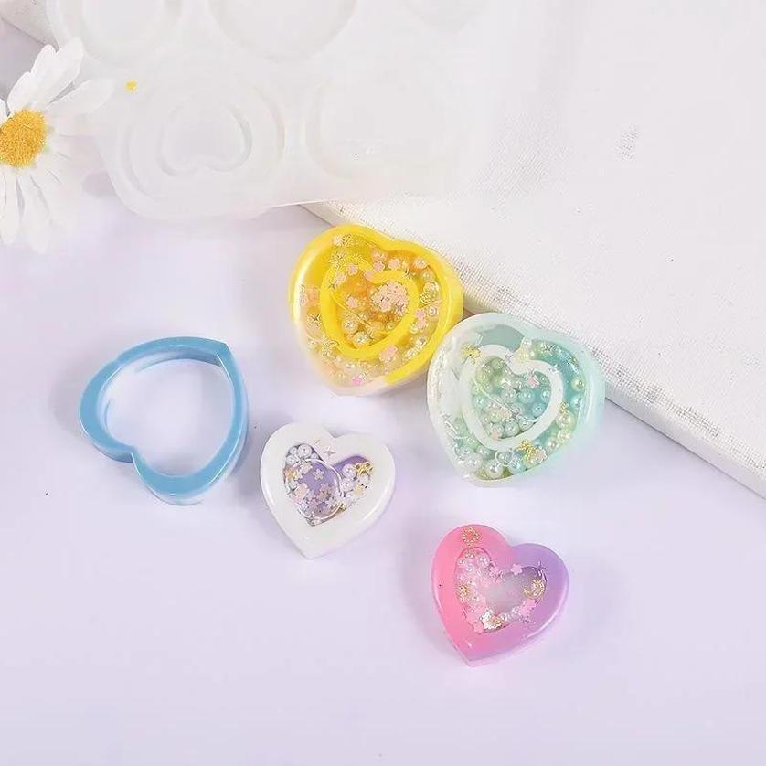수지 셰이커 실리콘 금형 DIY 하트 모양 금형 실리콘 - Jewelry Making Tools And Supplies 리뷰 및 가격