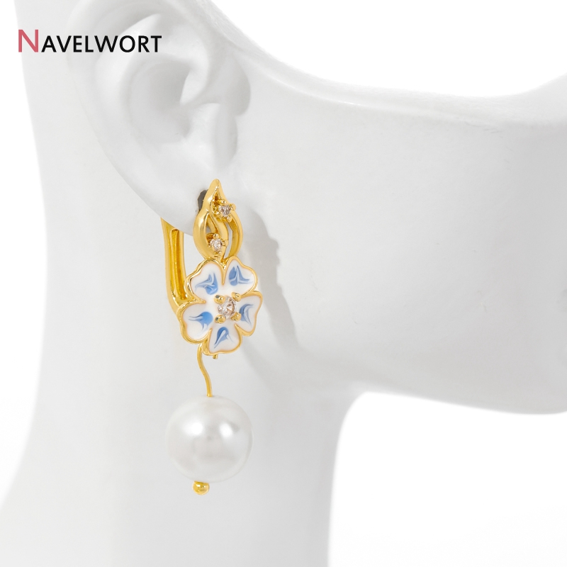 18K 금도금 황동과 지르콘 귀걸이 고리, 황동 금속  - Jewelry Making Gold 리뷰 및 가격