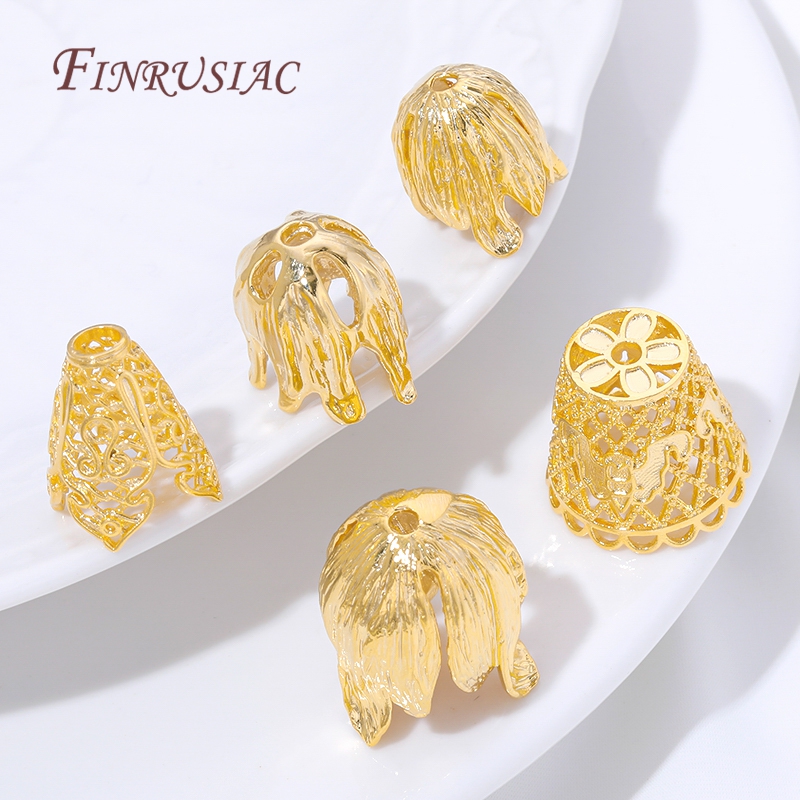 18K 금도금 태슬 엔드 캡 도매 쥬얼리 부자재, 팔찌 - Jewelry Making Materials Wholesale 리뷰 및 가격