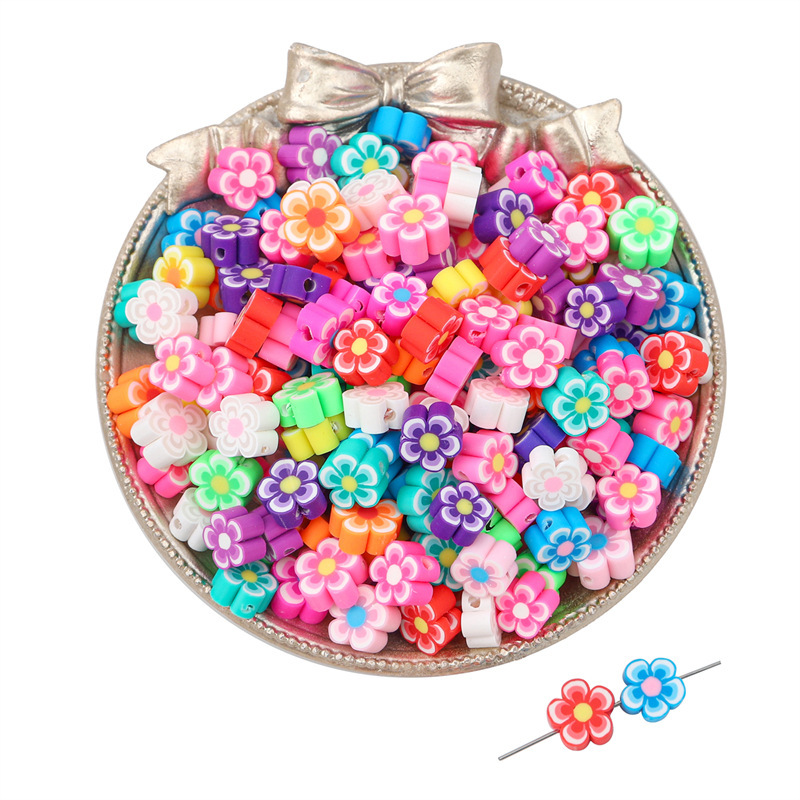 100Pcs 무작위 스타일 폴리머 클레이 비즈 별 과일 - Jewelry Making In Clay 리뷰 및 가격