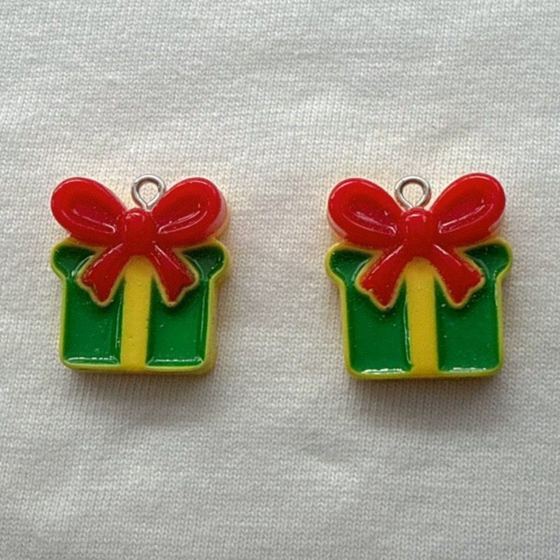 10pcs 크리스마스 만화 시리즈 수지 펜던트 DIY  - Jewelry Making Pendants 리뷰 및 가격