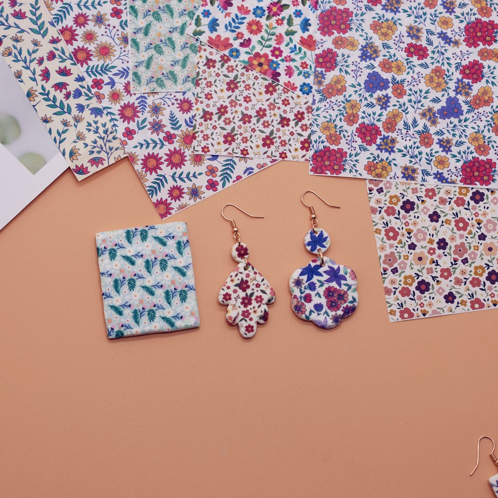 SNASAN DIY 호화로운 꽃 수채화 전송 용지 부드 - Jewelry Making Tools And Supplies 리뷰 및 가격