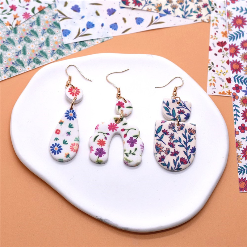SNASAN DIY 호화로운 꽃 수채화 전송 용지 부드 - Jewelry Making Tools And Supplies 리뷰 및 가격