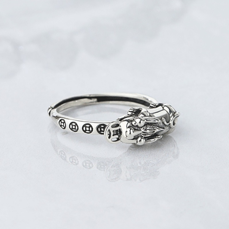 실버 뉴 빈티지 스타일의 옛날풍 부귀신 링 중국풍 오픈 - Jewelry Making Classes 리뷰 및 가격