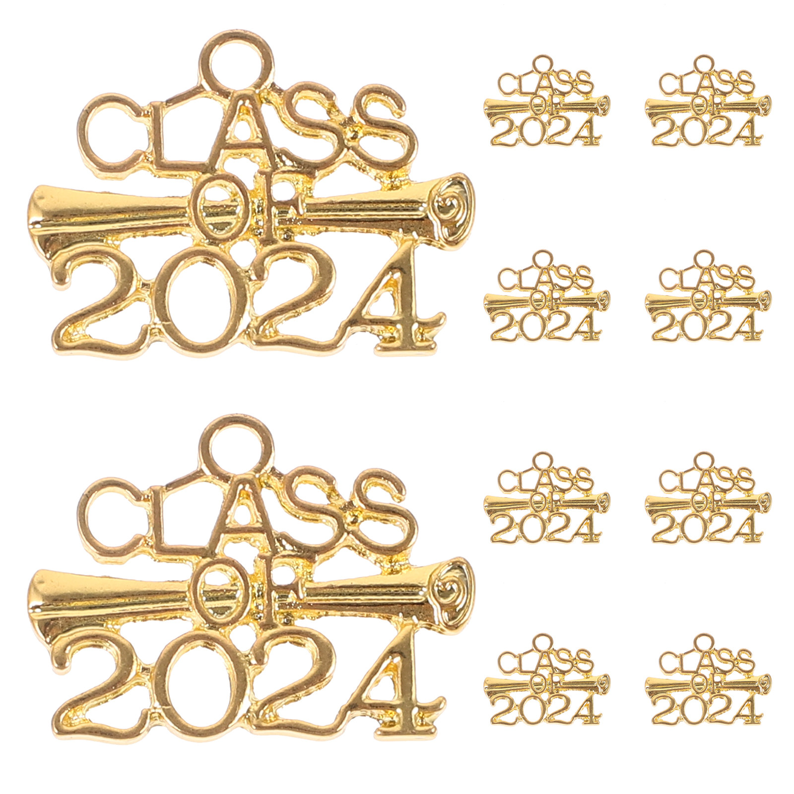 10개 합금 2024 참 장식품, 쥬얼리 제작용 펜던트 - Jewelry Making Classes 리뷰 및 가격