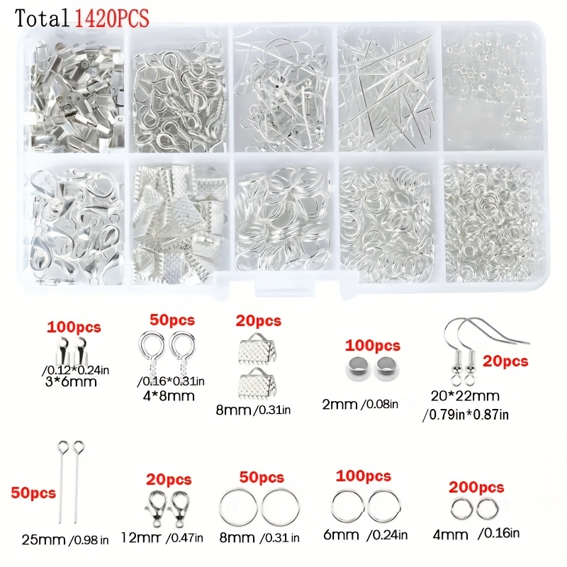 1420개 1박스 쥬얼리 부자재 세트 귀걸이 만들기 키 - Jewelry Making Tools And Supplies 리뷰 및 가격