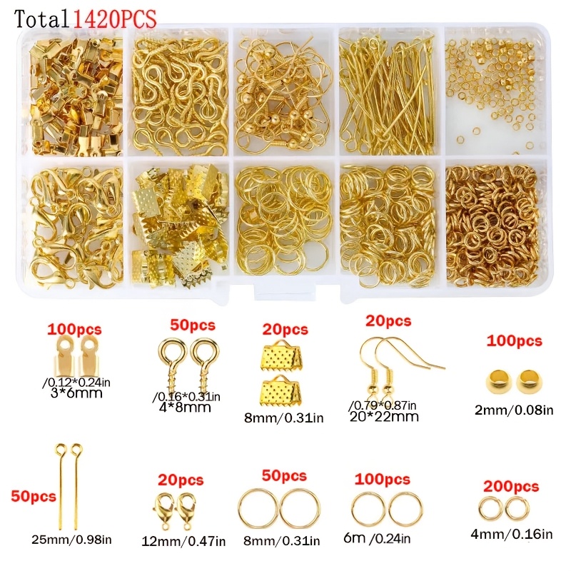 1420개 1박스 쥬얼리 부자재 세트 귀걸이 만들기 키 - Jewelry Making Tools And Supplies 리뷰 및 가격